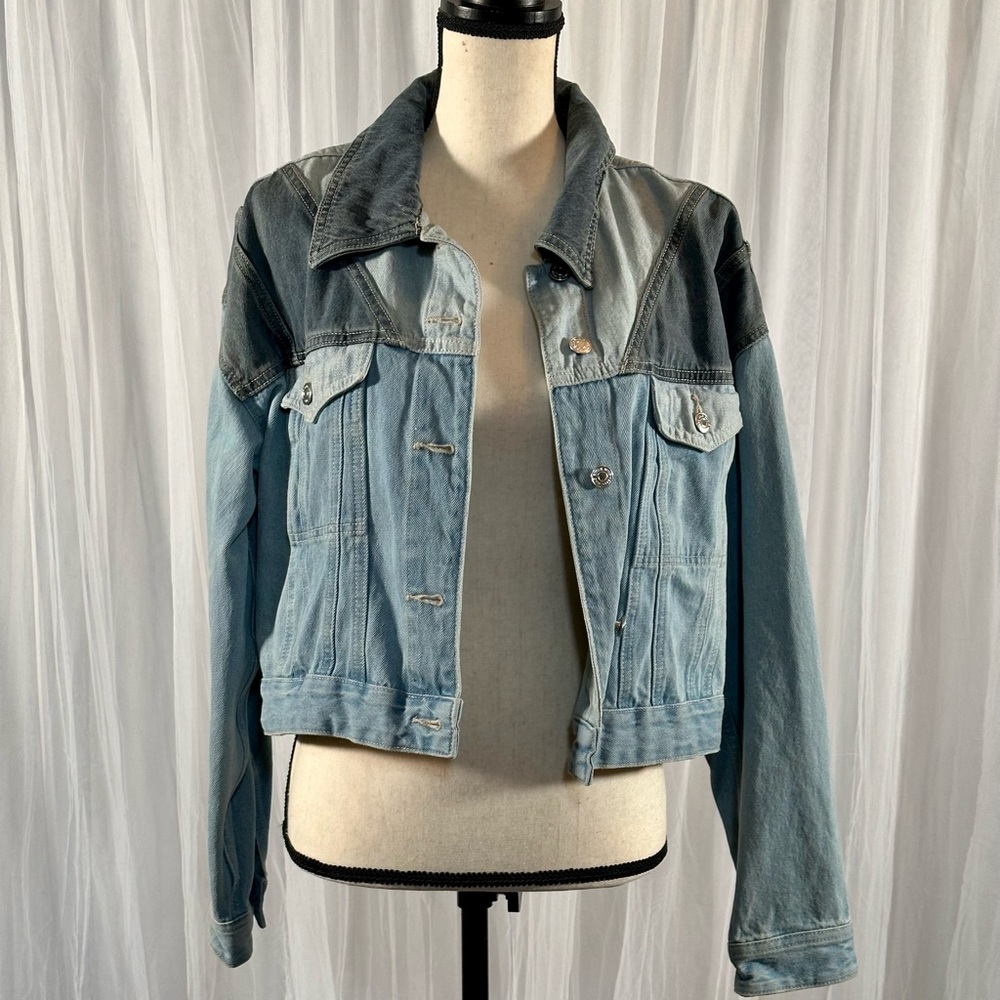 Patchwork Denim Jacket - image 1
